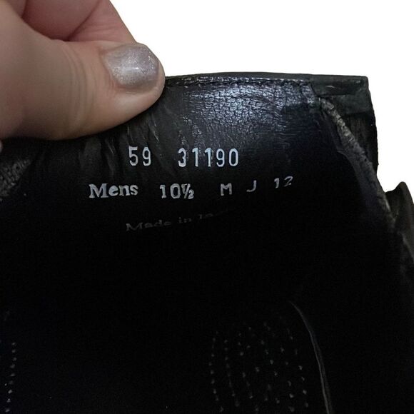 JOHNSTON & MURPHY ~ Men’s Black HEDRICK SLIP-ON ~ size 10.5 - Picture 7 of 8